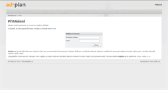 Desktop Screenshot of adplan.cz